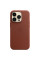 Кожанный чехол-накладка Apple Leather Case with MagSafe for iPhone 14 Pro Max, Umber (MPPQ3)