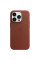 Кожанный чехол-накладка Apple Leather Case with MagSafe for iPhone 14 Pro Max, Umber (MPPQ3)