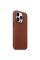 Кожанный чехол-накладка Apple Leather Case with MagSafe for iPhone 14 Pro Max, Umber (MPPQ3)