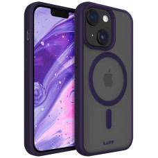 Чехол LAUT HUEX PROTECT with MagSafe IMPKT Cell Technology for iPhone 14, Dark Purple (L_IP22A_HPT_DPU)