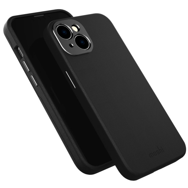 Чехол накладка Moshi Napa Slim Hardshell Case for iPhone 14, Midnight Black (99MO088081)