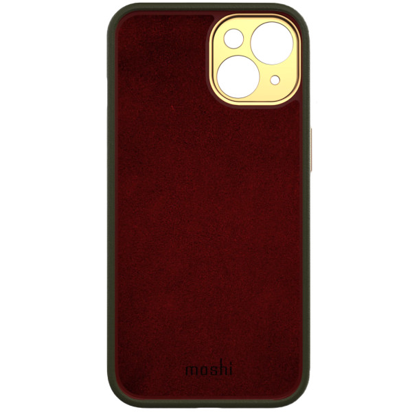 Чехол накладка Moshi Napa Slim Hardshell Case for iPhone 14, Juniper Green (99MO088631)