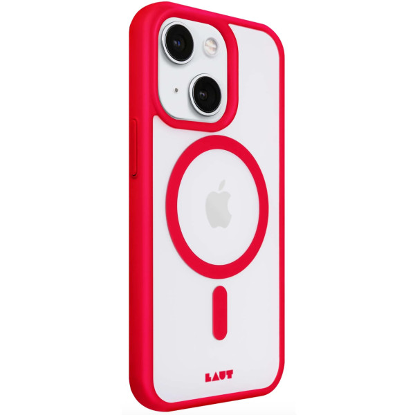 Чехол LAUT HUEX PROTECT with MagSafe IMPKT Cell Technology for iPhone 14, Red (L_IP22A_HPT_R)