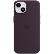 Чехол-накладка Apple Silicone Case with MagSafe for iPhone 14, Elderberry (HC)