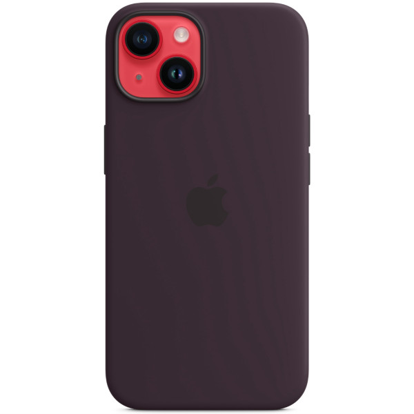 Чехол-накладка Apple Silicone Case with MagSafe for iPhone 14, Elderberry (HC)
