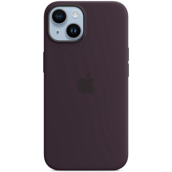Чехол-накладка Apple Silicone Case with MagSafe for iPhone 14, Elderberry (HC)