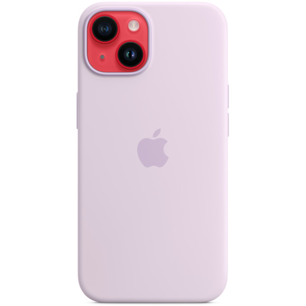 Чехол-накладка Apple Silicone Case with MagSafe for iPhone 14, Lilac (HC)