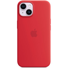 Чехол-накладка Apple Silicone Case with MagSafe for iPhone 14, (PRODUCT)RED (HC)
