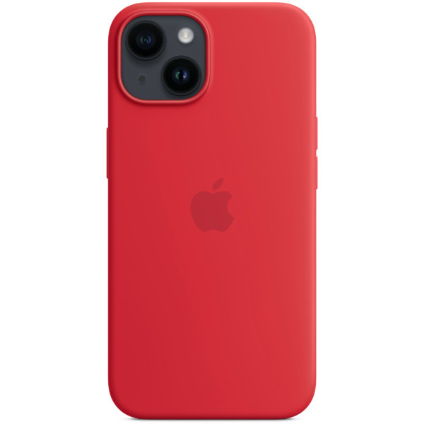 Чехол-накладка Apple Silicone Case with MagSafe for iPhone 14, (PRODUCT)RED (HC)