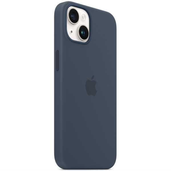 Чехол-накладка Apple Silicone Case with MagSafe for iPhone 14, Storm Blue (HC)