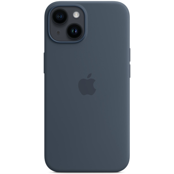 Чехол-накладка Apple Silicone Case with MagSafe for iPhone 14 Plus, Storm Blue (HC)