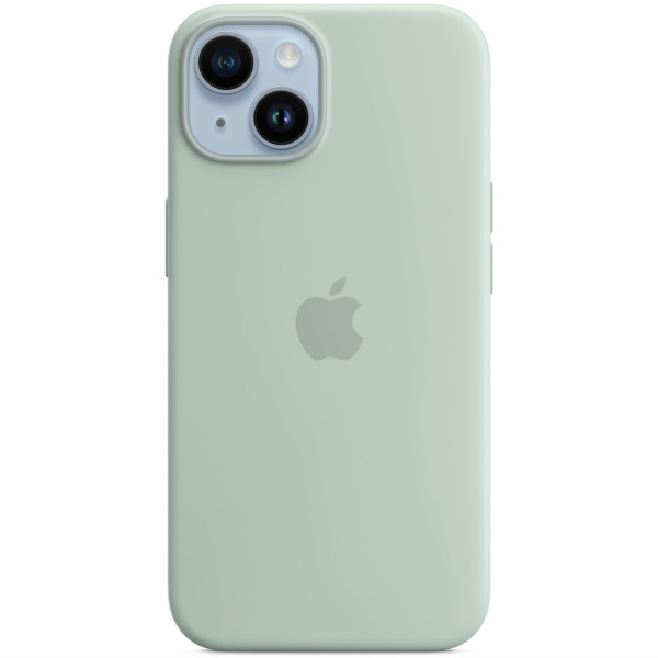 Чехол-накладка Apple Silicone Case with MagSafe for iPhone 14 Plus, Succulent (HC)