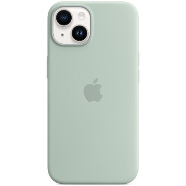 Чехол-накладка Apple Silicone Case with MagSafe for iPhone 14 Plus, Succulent (HC)