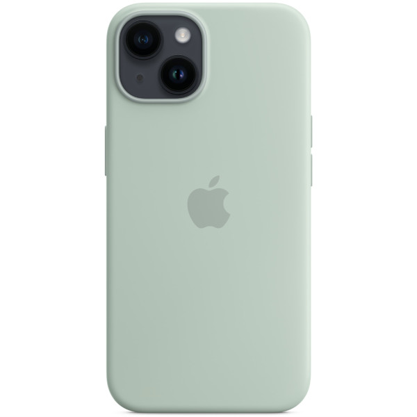 Чехол-накладка Apple Silicone Case with MagSafe for iPhone 14 Plus, Succulent (HC)