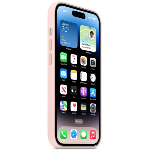 Чехол-накладка Apple Silicone Case with MagSafe for iPhone 14 Pro, Chalk Pink (HC)