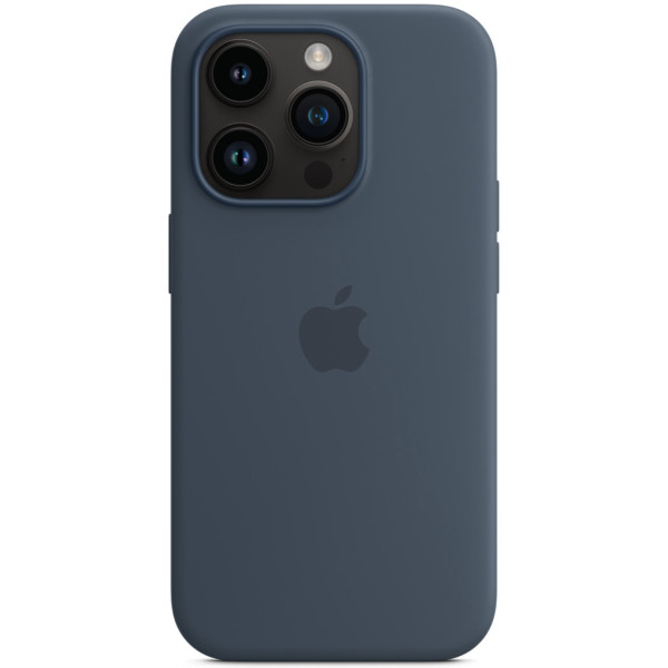Чехол-накладка Apple Silicone Case with MagSafe for iPhone 14 Pro, Storm Blue (HC)
