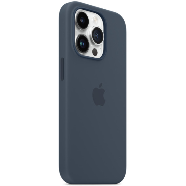 Чехол-накладка Apple Silicone Case with MagSafe for iPhone 14 Pro, Storm Blue (HC)