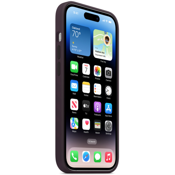 Чехол-накладка Apple Silicone Case with MagSafe for iPhone 14 Pro Max, Elderberry (HC)