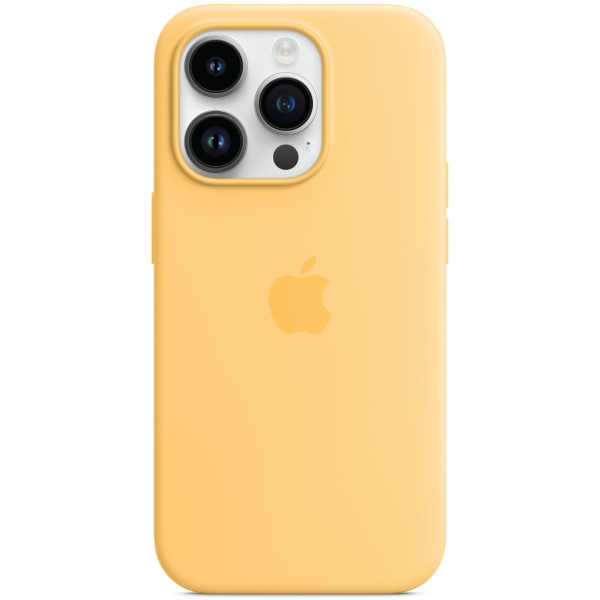 Чехол-накладка Apple Silicone Case with MagSafe for iPhone 14 Pro Max, Sunglow (HC)