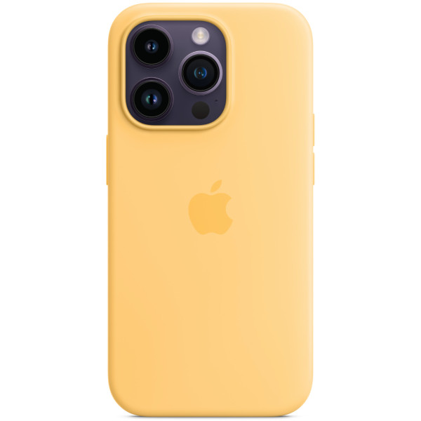 Чехол-накладка Apple Silicone Case with MagSafe for iPhone 14 Pro Max, Sunglow (HC)