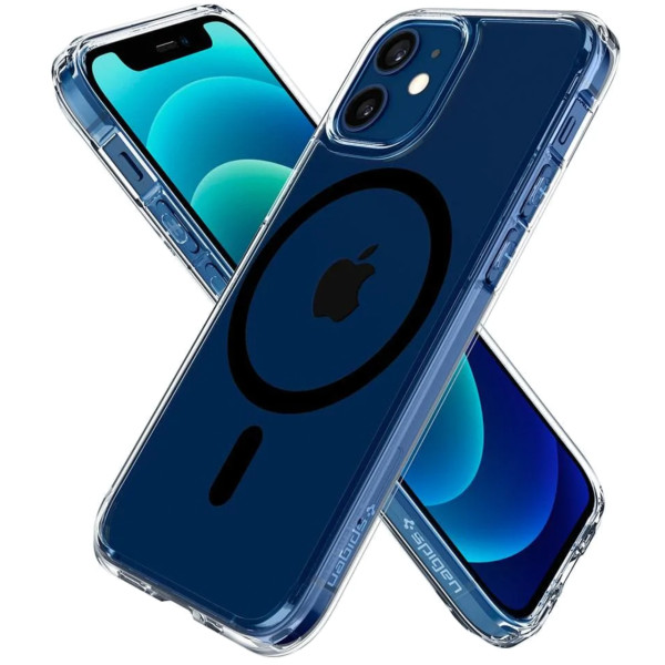 Чехол накладка Spigen Ultra Hybrid Case with MagSafe for iPhone 12/12 Pro, Black (ACS02626)