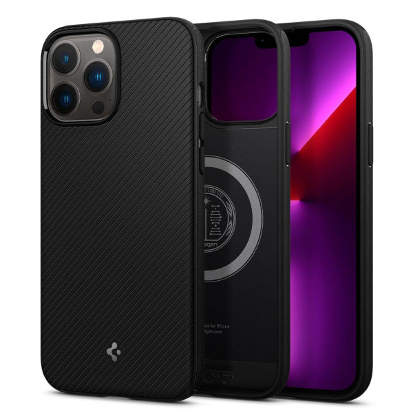 Чехол накладка Spigen Armor Mag Case for iPhone 13 Pro, Black (ACS03281)