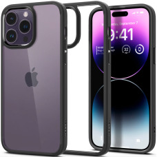 Чехол накладка Spigen Ultra Hybrid Case for iPhone 14 Pro, Matte Black (ACS04961)