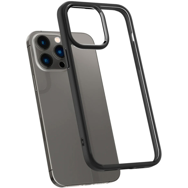 Чехол накладка Spigen Ultra Hybrid Case for iPhone 14 Pro, Matte Black (ACS04961)