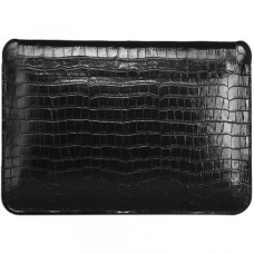 Кожанный чехол WIWU Skin Croco Geniunie Leather Sleeve Series for MacBook 16" [2021], Black