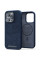 Чехол-накладка Njord Salmon Leather MagSafe Case for iPhone 14 Pro, Blue (NA44SL01)