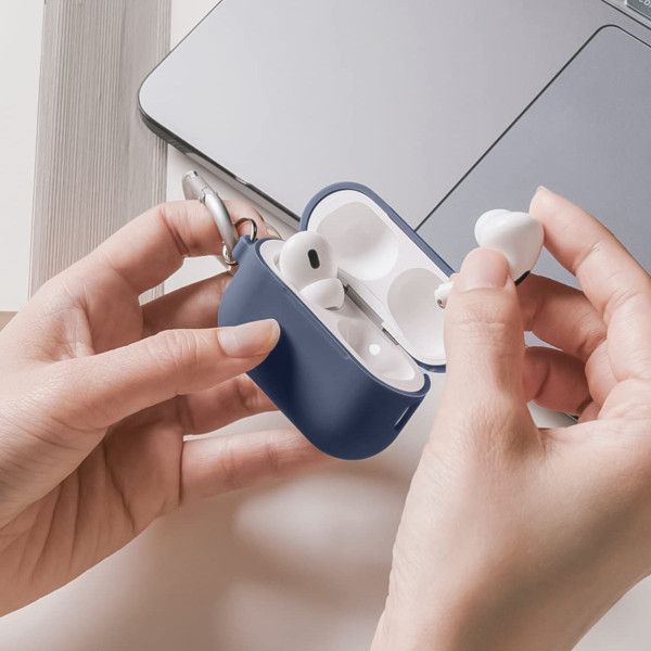 Чехол для наушников Elago Silicone Hang Case for Airpods Pro 2nd Gen, Jean Indigo (EAPP2SC-HANG-JIN)