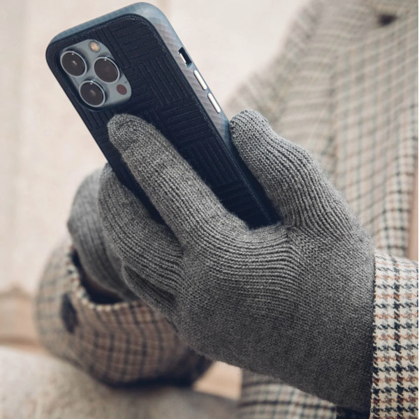Рукавиці для iPhone Moshi Digits Touch Screen Gloves Dark Gray L (99MO065031)