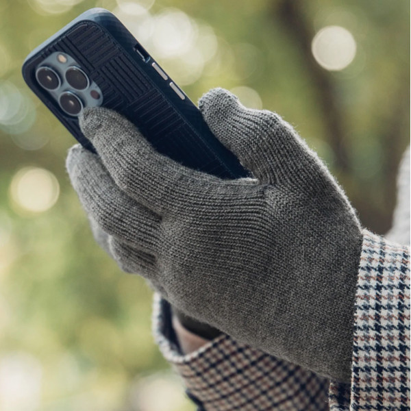 Рукавиці для iPhone Moshi Digits Touch Screen Gloves Dark Gray L (99MO065031)