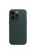 Кожанный чехол-накладка Apple Leather Case with MagSafe for iPhone 14 Pro Max, Forest Green (HC)