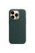 Кожанный чехол-накладка Apple Leather Case with MagSafe for iPhone 14 Pro Max, Forest Green (HC)