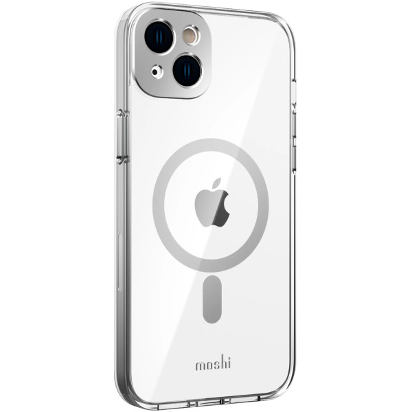 Чехол-накладка Moshi iGlaze Slim Hardshell Case for iPhone 14 Plus, Luna Silver (99MO137206)