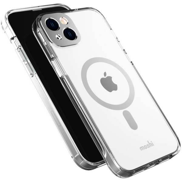 Чехол-накладка Moshi iGlaze Slim Hardshell Case for iPhone 14 Plus, Luna Silver (99MO137206)