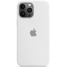 Cиликоновый чехол накладка Apple Silicone Case for iPhone 13 Pro Max, White (HC)(A)