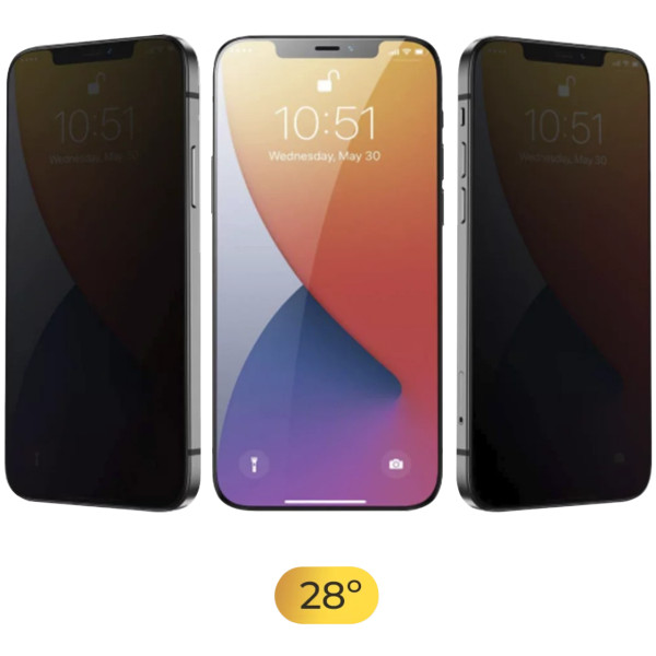 Защитное стекло для смартфона iLera DeLuxe Incognito FullCover Glass for iPhone 14 Plus