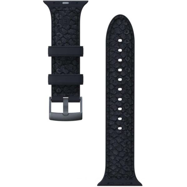 Кожанный ремешок Njord Salmon Leather Strap for Watch 41/40/38mm, Dark Grey (SL14110)