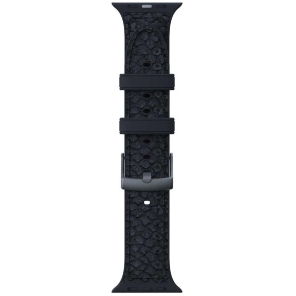 Кожанный ремешок Njord Salmon Leather Strap for Watch 41/40/38mm, Dark Grey (SL14110)