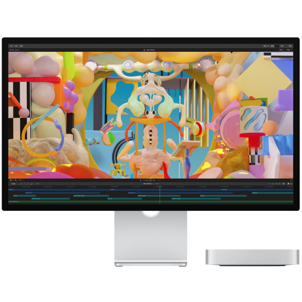Стаціонарний настільний комп'ютер Apple Mac Mini M2 8/512GB/8CPU/10GPU Silver (MMFK3) 2023
