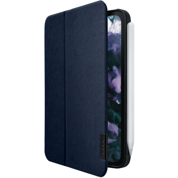 Чехол-книжка LAUT Prestige Folio with Pencil Slot for iPad Mini 6/Mini 7, Indigo (L_IPM6_PR_BL)