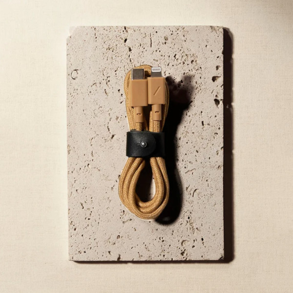 Кабель синхронизации Native Union Belt Cable USB-C to Lightning 1.2 m, Kraft (BELT-CL-KFT-2-NP)