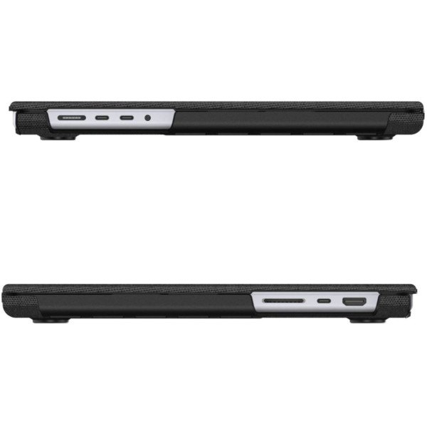 Чехол накладка Spigen Urban Fit for MacBook Pro 16 (2021-2023), Black (ACS04211)