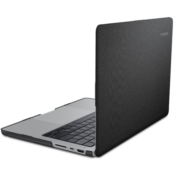 Чехол накладка Spigen Urban Fit for MacBook Pro 16 (2021-2023), Black (ACS04211)
