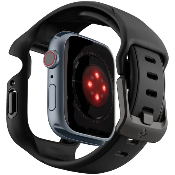 Ремешок для Apple Watch Spigen Liquid Air Pro 45mm, Black (ACS04182)