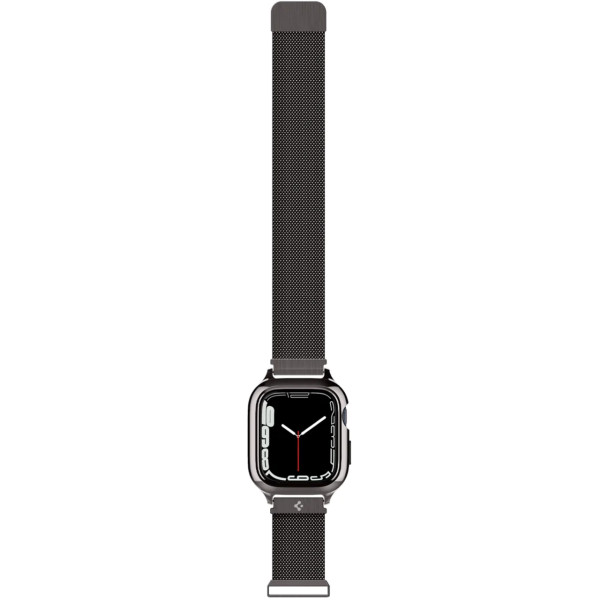 Ремешок и чехол для Apple Watch Spigen Metal Fit Pro for Watch 45/44mm, Graphite (ACS04585)