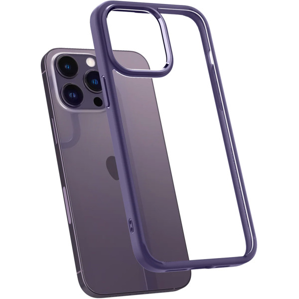 Чехол накладка Spigen Ultra Hybrid Case for iPhone 14 Pro, Deep Purple (ACS05577)
