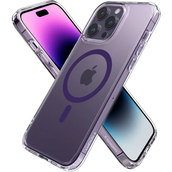 Чехол накладка Spigen Ultra Hybrid Mag MagSafe Case for iPhone 14 Pro Max, Deep Purple (ACS05581)